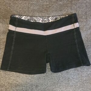 Marika Black and Gray Athletic Shorts